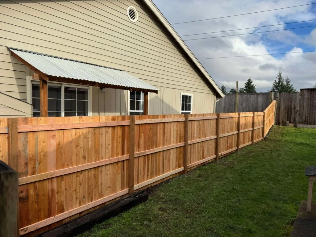 Professional fence installation by J Hernandez Construction